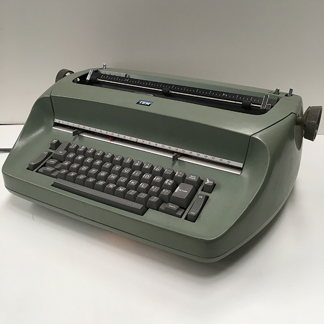 TYPEWRITER, Green IBM 1960s